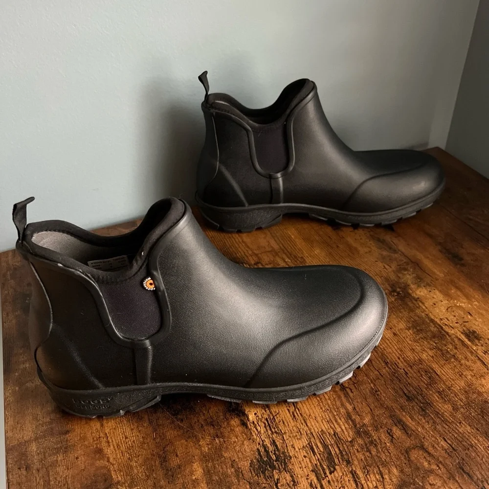 Bogs Sauvie Slip-On Waterproof Work Boots - Men's Size 9 - Picture 2 of 10